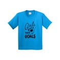 thumbnail image 1 of Inktastic Girls Gotta Have Goals Hockey Player Youth T-Shirt, 1 of 5