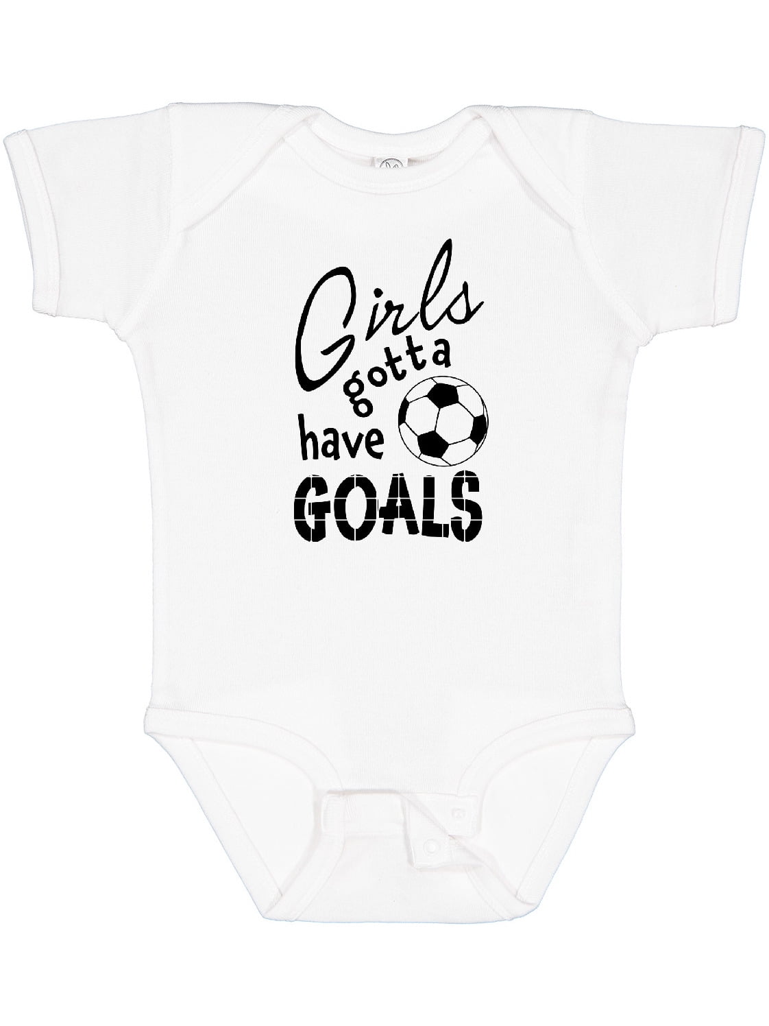 Inktastic Girls Gotta Have Goals Soccer Girls Baby Bodysuit