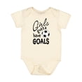 thumbnail image 1 of Inktastic Girls Gotta Have Goals Soccer Girls Baby Bodysuit, 1 of 5