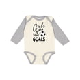 thumbnail image 1 of Inktastic Girls Gotta Have Goals Soccer Girls Long Sleeve Baby Bodysuit, 1 of 5