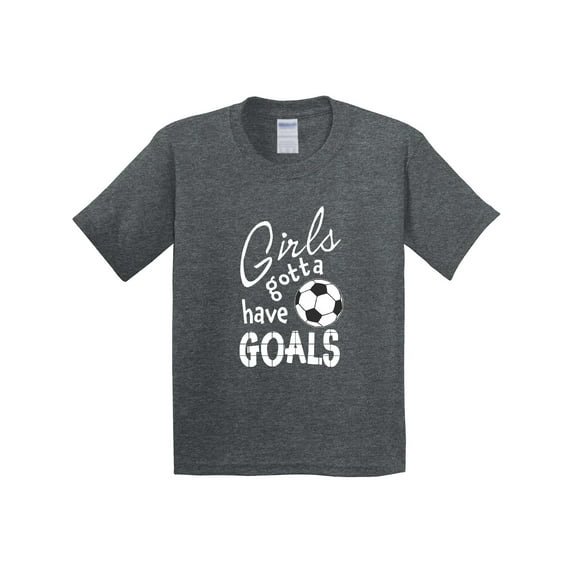 Inktastic Girls Gotta Have Goals Soccer Youth T-Shirt