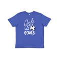 thumbnail image 1 of Inktastic Girls Gotta Have Goals Soccer Youth T-Shirt, 1 of 5