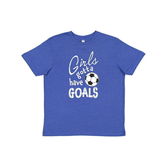 Inktastic Girls Gotta Have Goals Soccer Youth T-Shirt