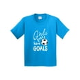 thumbnail image 1 of Inktastic Girls Gotta Have Goals Soccer Youth T-Shirt, 1 of 5