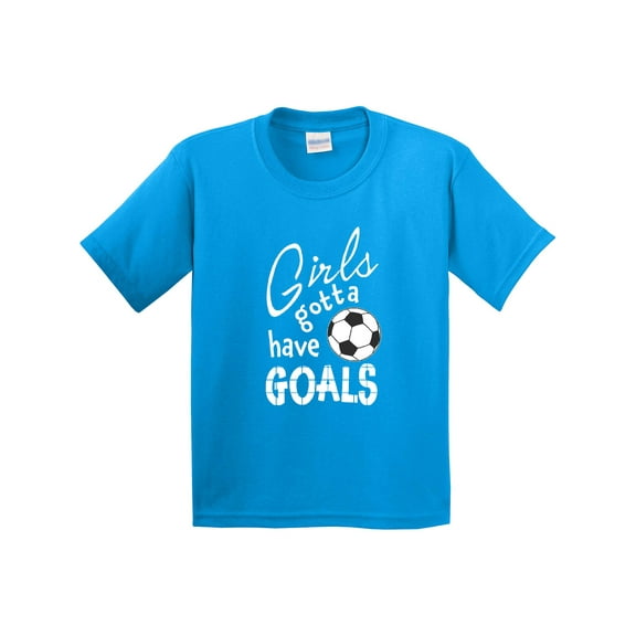 Inktastic Girls Gotta Have Goals Soccer Youth T-Shirt