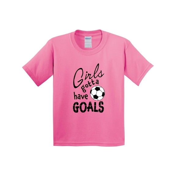 Inktastic Girls Gotta Have Goals Soccer Youth T-Shirt