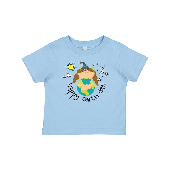 Inktastic Girls Happy Earth Day Girls Baby T-Shirt