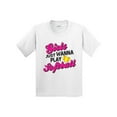 thumbnail image 1 of Inktastic Girls Just Wanna Play Softball Youth T-Shirt, 1 of 5