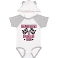 thumbnail image 1 of Inktastic Girls Love Racing Rally Flags Girls Baby Bodysuit, 1 of 5