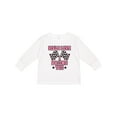 thumbnail image 1 of Inktastic Girls Love Racing Rally Flags Girls Long Sleeve Toddler T-Shirt, 1 of 5