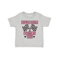thumbnail image 1 of Inktastic Girls Love Racing Rally Flags Girls Toddler T-Shirt, 1 of 5