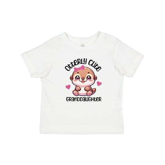 Inktastic Girls Otterly Cute Granddaughter Girls Baby T-Shirt