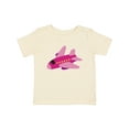 thumbnail image 1 of Inktastic Girls Pink Airplane Pilot Girls Baby T-Shirt, 1 of 5