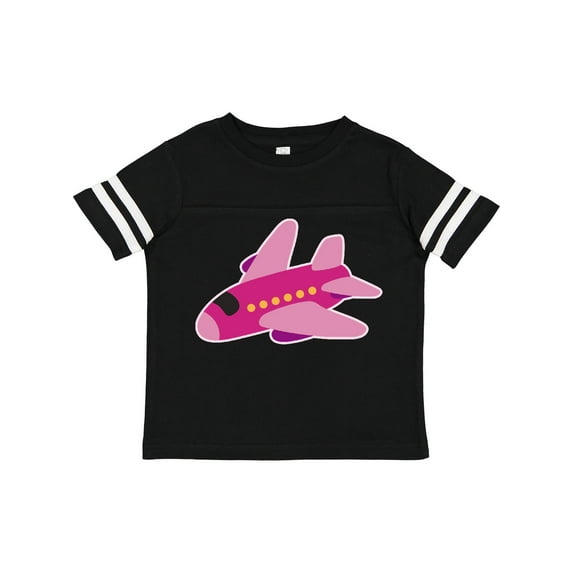 Inktastic Girls Pink Airplane Pilot Girls Toddler T-Shirt