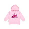 thumbnail image 1 of Inktastic Girls Pink Airplane Pilot Toddler Hoodie, 1 of 4