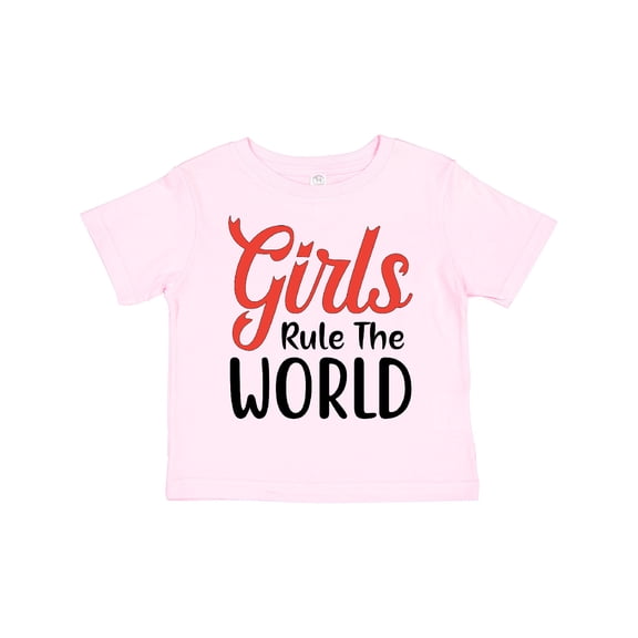 Inktastic Girls Rule the World Boys or Girls Toddler T-Shirt