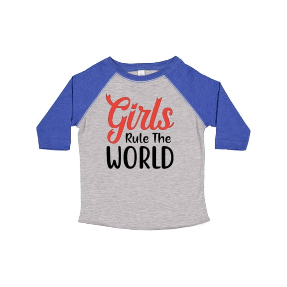 Inktastic Girls Rule the World Boys or Girls Toddler T-Shirt