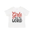 thumbnail image 1 of Inktastic Girls Rule the World Boys or Girls Toddler T-Shirt, 1 of 5