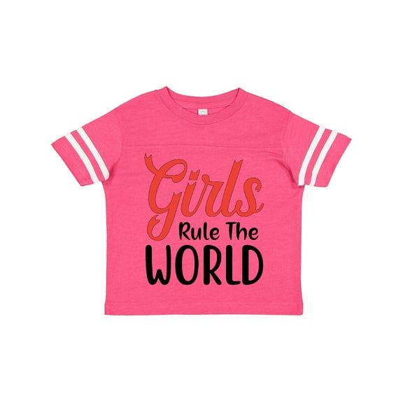 Inktastic Girls Rule the World Boys or Girls Toddler T-Shirt