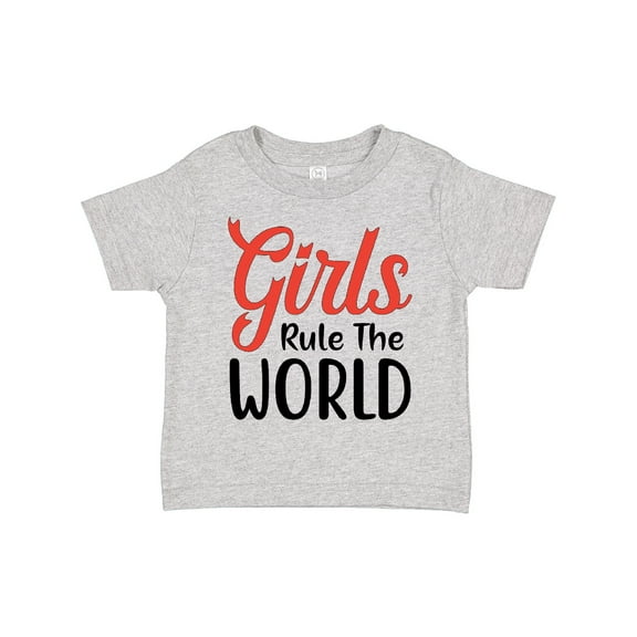 Inktastic Girls Rule the World Boys or Girls Toddler T-Shirt