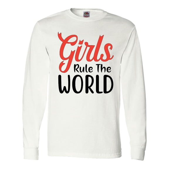 Inktastic Girls Rule the World Long Sleeve T-Shirt