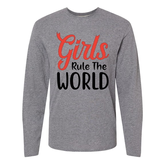 Inktastic Girls Rule the World Long Sleeve T-Shirt