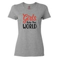 thumbnail image 1 of Inktastic Girls Rule the World Women's T-Shirt, 1 of 5