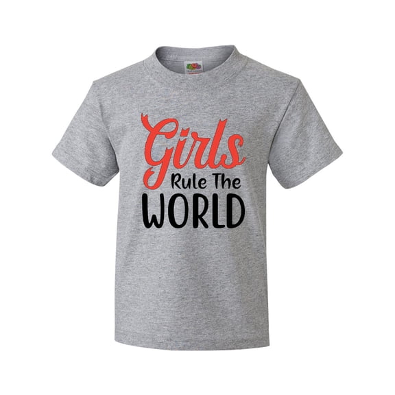 Inktastic Girls Rule the World Youth T-Shirt