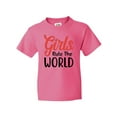 thumbnail image 1 of Inktastic Girls Rule the World Youth T-Shirt, 1 of 5