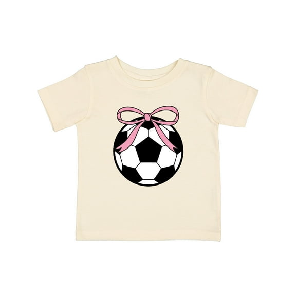 Inktastic Girls Soccer Ball Coquette Bow Girls Baby T-Shirt