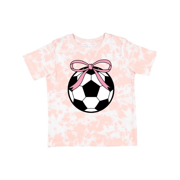Inktastic Girls Soccer Ball Coquette Bow Girls Toddler T-Shirt