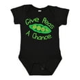 thumbnail image 1 of Inktastic Give Peas a Chance. Boys or Girls Baby Bodysuit, 1 of 5