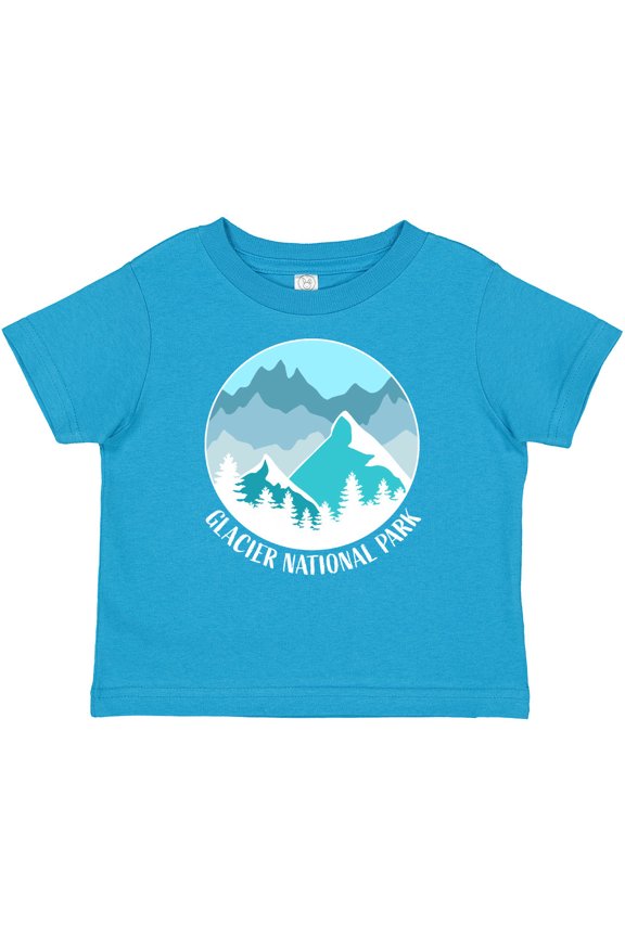 Glacier National Park Blue Montana Boys or Girls Baby T-Shirt