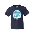 thumbnail image 1 of Inktastic Glacier National Park Blue Montana Youth T-Shirt, 1 of 5