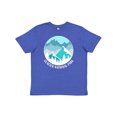 thumbnail image 1 of Inktastic Glacier National Park Blue Montana Youth T-Shirt, 1 of 5