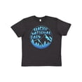 thumbnail image 1 of Inktastic Glacier National Park Montana Blue Mountains Youth T-Shirt, 1 of 5