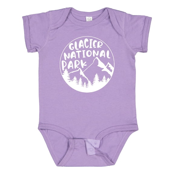 Inktastic Glacier National Park Montana Mountains Boys or Girls Baby Bodysuit