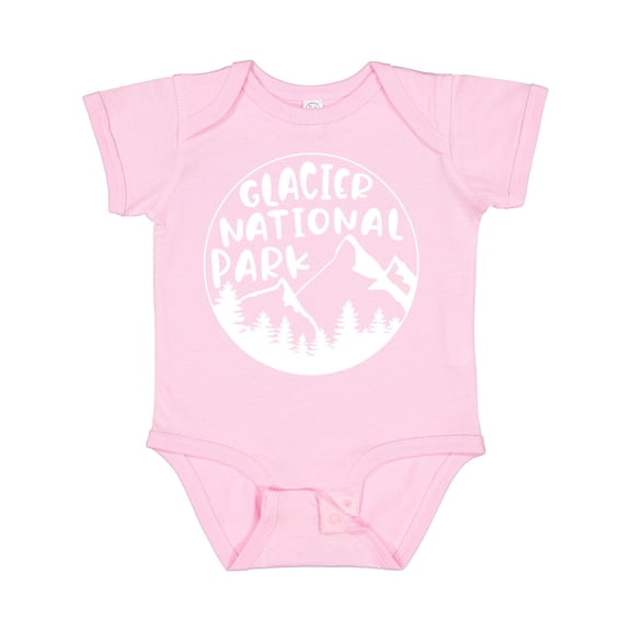 Inktastic Glacier National Park Montana Mountains Boys or Girls Baby Bodysuit