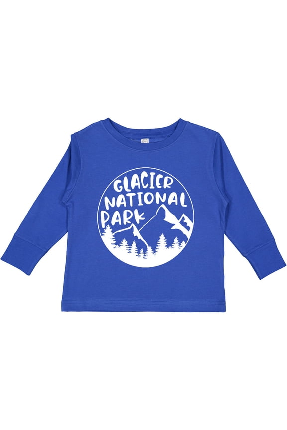 Glacier National Park Montana Mountains Boys or Girls Long Sleeve Toddler T-Shirt