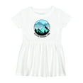 thumbnail image 1 of Inktastic Glacier National Park Montana Mountains Girls Baby Dress, 1 of 5