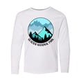 thumbnail image 1 of Inktastic Glacier National Park Montana Mountains Long Sleeve Youth T-Shirt, 1 of 5