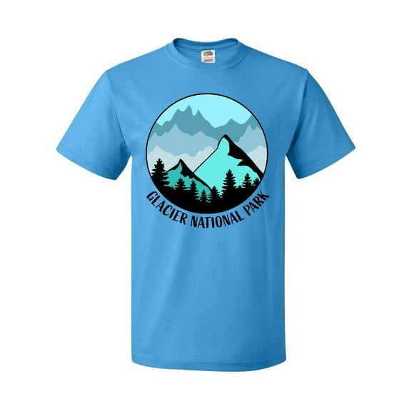 Inktastic Glacier National Park Montana Mountains T-Shirt