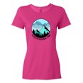 thumbnail image 1 of Inktastic Glacier National Park Montana Mountains Women's T-Shirt, 1 of 5