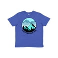 thumbnail image 1 of Inktastic Glacier National Park Montana Mountains Youth T-Shirt, 1 of 5