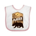 thumbnail image 1 of Inktastic Glacier National Park Vacation Boys or Girls Baby Bib, 1 of 4