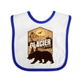 thumbnail image 1 of Inktastic Glacier National Park Vacation Boys or Girls Baby Bib, 1 of 4