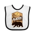 thumbnail image 1 of Inktastic Glacier National Park Vacation Boys or Girls Baby Bib, 1 of 4