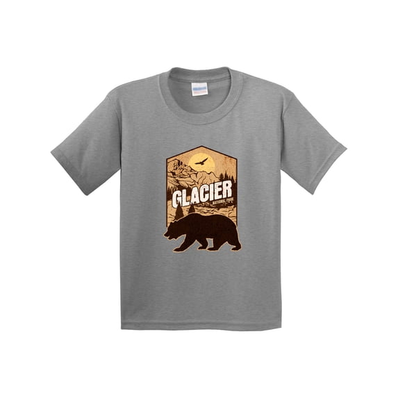 Inktastic Glacier National Park Vacation Youth T-Shirt