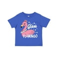 thumbnail image 1 of Inktastic Glam Pink Flamingo with Pearls Girls Toddler T-Shirt, 1 of 5