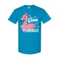 thumbnail image 1 of Inktastic Glam Pink Flamingo with Pearls T-Shirt, 1 of 5